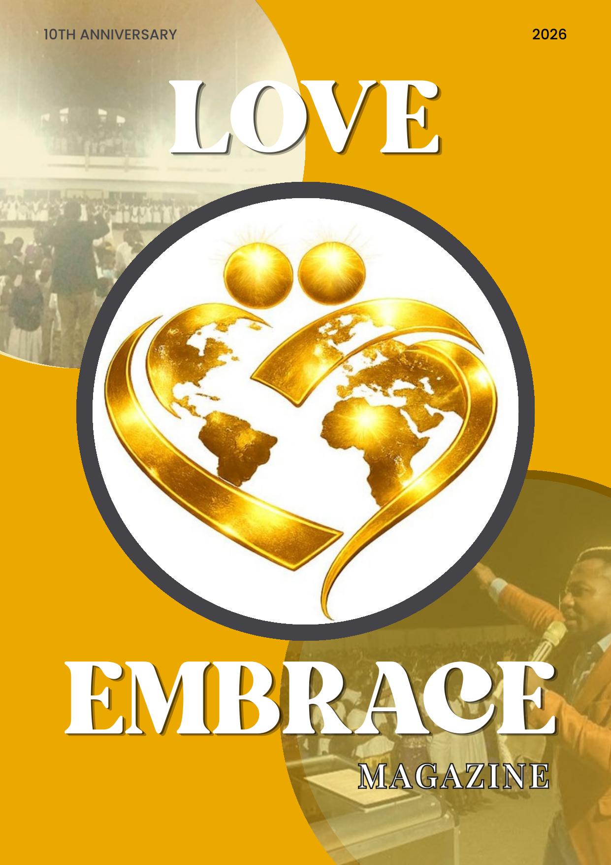 Love Embrace 10th Year Magazine cover